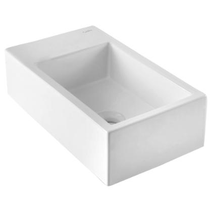 Cuba De Louça De Apoio 25x44 Cm Branco - Basic Celite