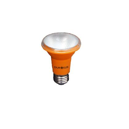 Lâmpada Led Par 20 6w Âmbar E27 Bivolt - Ourolux
