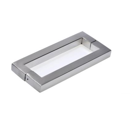 Puxador De Portas 1020mm Frontal Aço Inox Escovado 1 Par California - Hastvel
