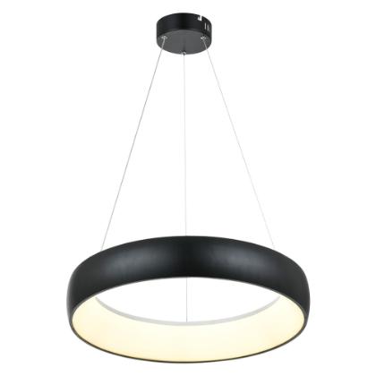 Lustre Alumínio E Metal Preto Led 30w 4000k - Nitrolux