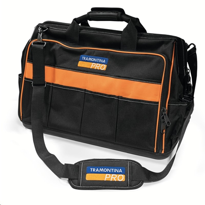 Mochila Porta Ferramentas De Nylon Preto - Tramontina