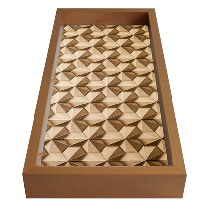 Bandeja Lavabo 15x30cm Mdf Estrela Dourada - Kapos