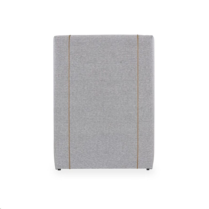 Cabeceira Box Compose 93x120cm Cinza - Herval
