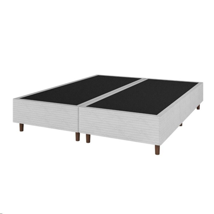 Base Para Cama Box Queen Attractive 158x198 Cm Branco - Umaflex